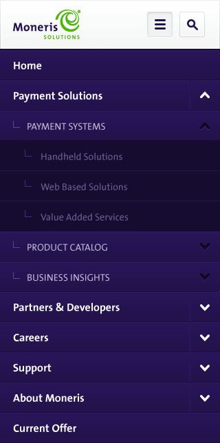 Moneris Solutions Screen